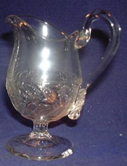 F22-Sandwich glass fuchsia pattern creamer 13kB.jpg (12475 bytes)