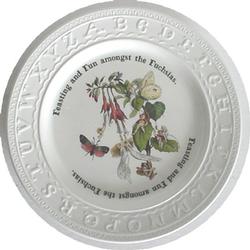 G20-Portmeirion Enchanted Garden ABC Plate 1997 11kB.jpg (10893 bytes)