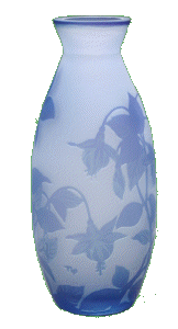 J21- Galle vase reproduction cameo glass CD1707 Classic Glass Reproductions 19kB.gif (18495 bytes)